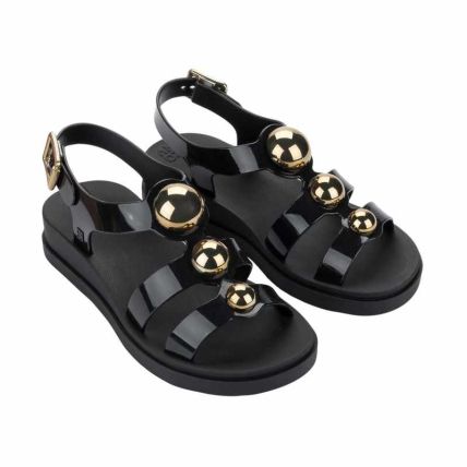 Sandalia Feminino Zaxy Hub - 19407 - Preto - Atacado