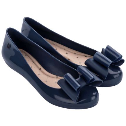 Sapatilha Feminina Zaxy Pop Bow Iii - 83116 - Azul Marinho - Atacado