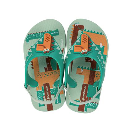 Chinelo Baby Rider Sporty - 27247 - Verde/verde/laranja - Atacado