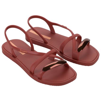 Chinelo Feminino Ipanema Go Chic - 27350 - Vermelho/laranja - Atacado